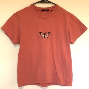 Brandy Melville Rare Butterfly Tee